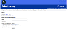 Tablet Screenshot of mailtraq.com