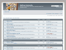 Tablet Screenshot of forum.mailtraq.com