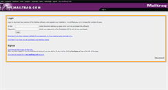 Desktop Screenshot of my.mailtraq.com
